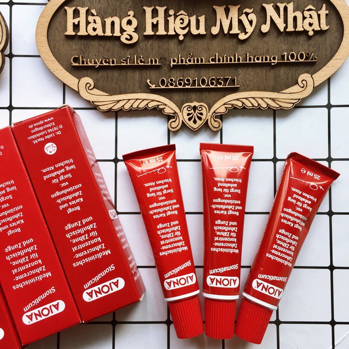 KEM ĐÁNH RĂNG AJONA TUÝP 25ML LOẠI BỎ CAO VÀ CHỐNG VIÊM LỢI
