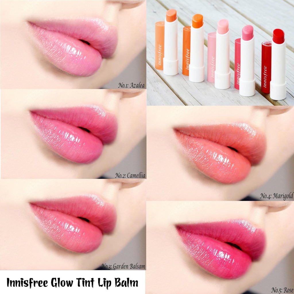 Son Dưỡng Môi Có Màu Innisfree Glow Tint Lip Balm