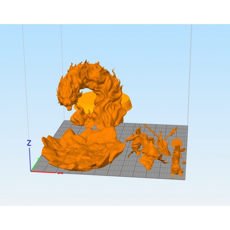 File in 3D Demon Slayer – Kyojuro Rengoku Diorama Statue