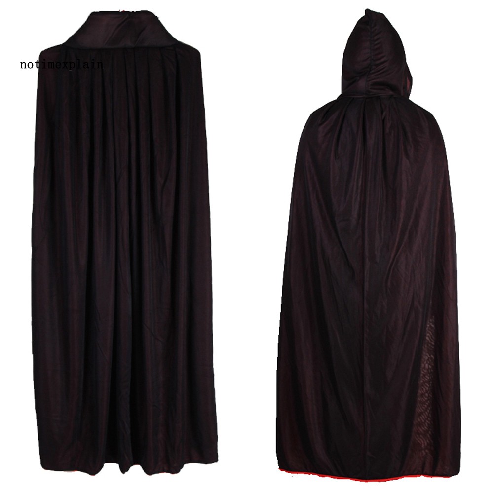 BEST Halloween Kids Hooded Witch Wizard Vampire Cloak Cosplay Costume Cape Gown Robe