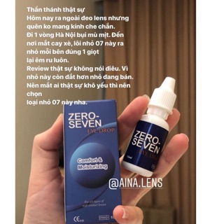 Nhỏ mắt Zero Seven