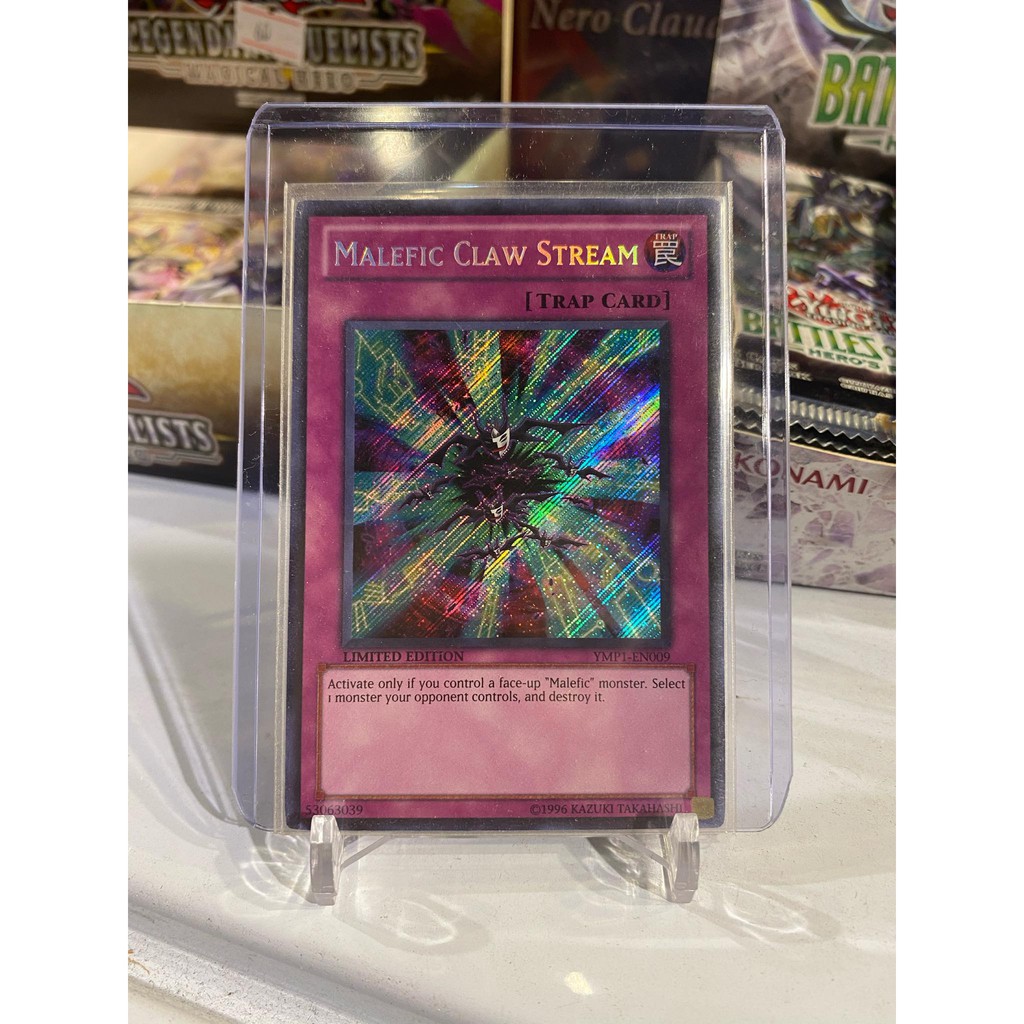 Lá bài thẻ bài Yugioh Malefic Claw Stream - Secret Rare - Tặng bọc bài nhựa bảo quản