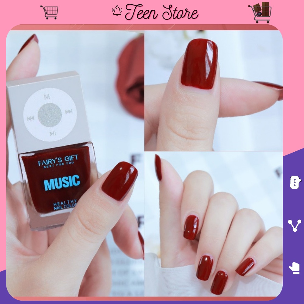 Sơn móng tay thường bóng dạng lột Fairy's Gift Music 12ml Teen Store TS1148