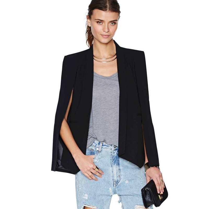 FREESHIP ĐƠN 99K_ Áo khoác blazer kiểu poncho cho nữ