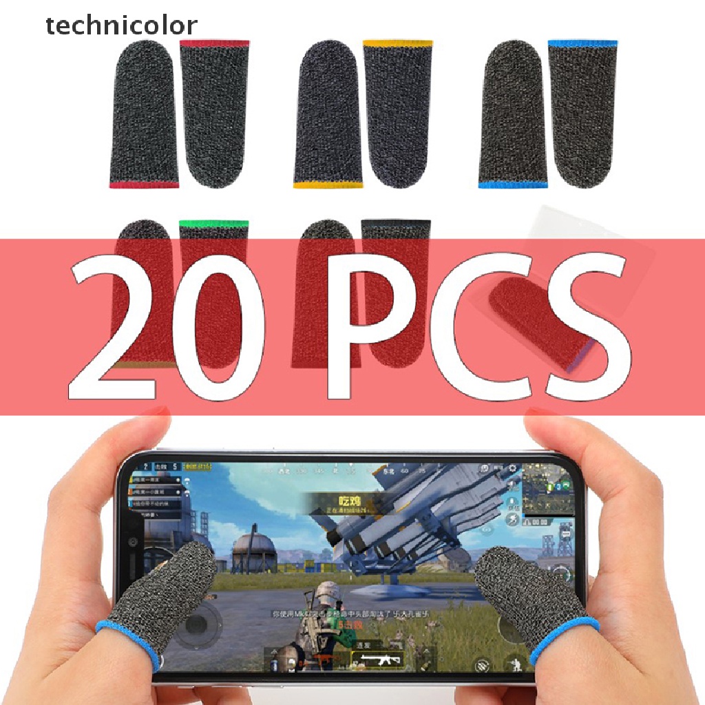 Set 20 Găng Tay Ngón Cái Hỗ Trợ Chơi Game Trên Điện Thoại