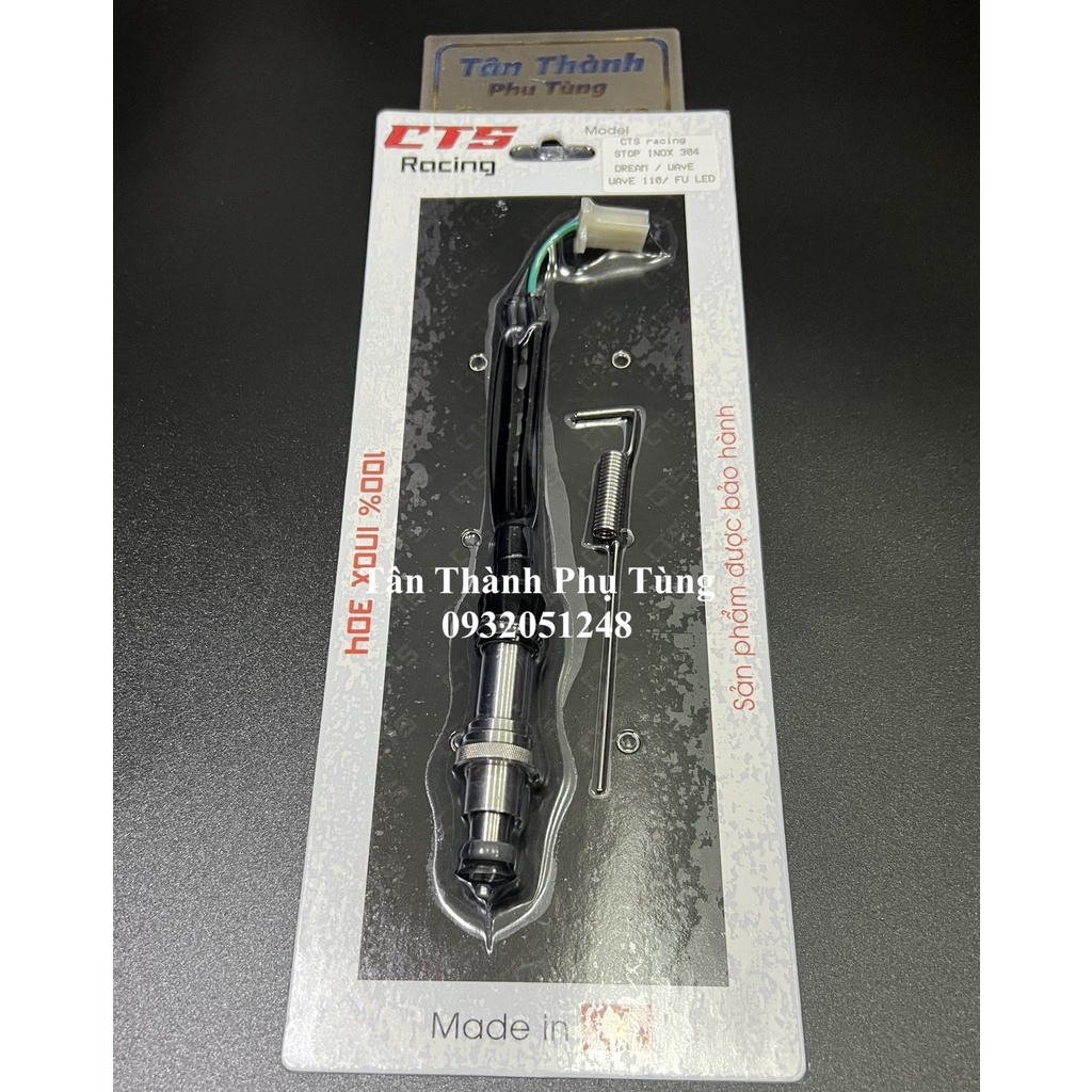 Bộ Chỉnh Stop Inox 304 kèm lò xo CTS gắn Wave, Dream, Future Led TanthanhPT