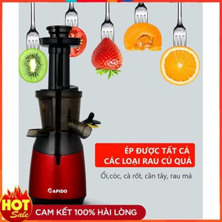 Máy ép chậm Rapido RSJ150 150W - Máy ép trái cây hoa quả, ép rau củ, kệt bã, công nghệ Đức - Bảo hành 12 tháng