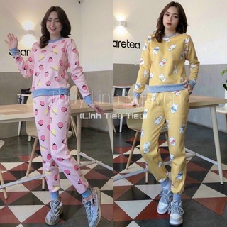 Bộ mặc nhà nỉ bông ấm áp