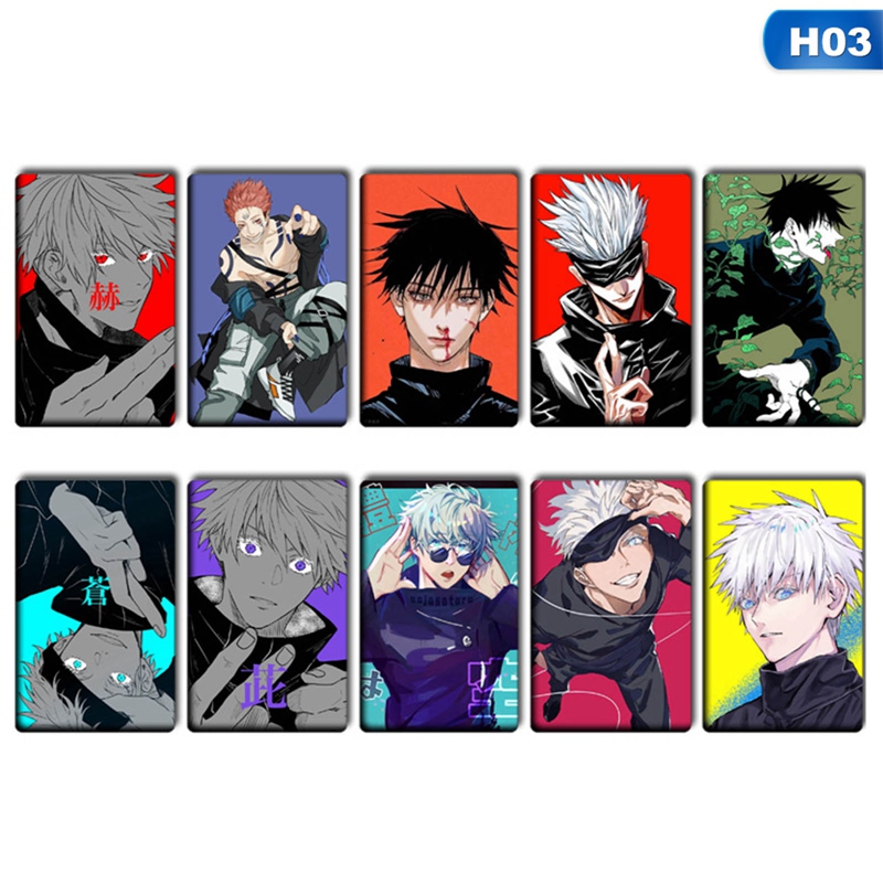 Bộ 10 thẻ ảnh nhân vật Jujutsu Kaisen Storu