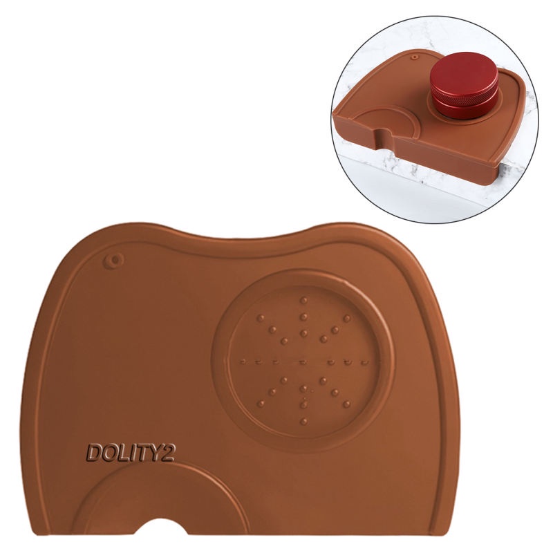 [Dolity2] Thảm Lót Góc Tamping Espresso - Bảo Vệ Và Đóng Gói Để Bảo Vệ Bàn Làm Việc Bằng Silicone