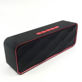 Loa bluetooth sử dụng kết nối không dây bluetooth 5.0 sc211 có hỗ trợ đài fm