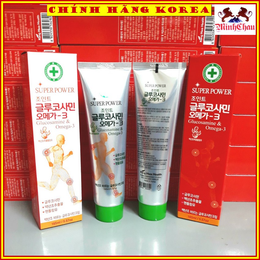 Dầu Lạnh Hàn Quốc Omega3 Cao Cấp Hộp 165ml - Dầu Lạnh Xoa Bóp Glucosamine Hỗ Trợ Giảm Đau - minhchau