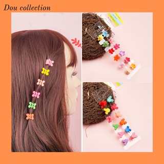 [Dou] Set 12 Kẹp Tóc Càng Cua Mini Nhiều Màu - Mã KT008