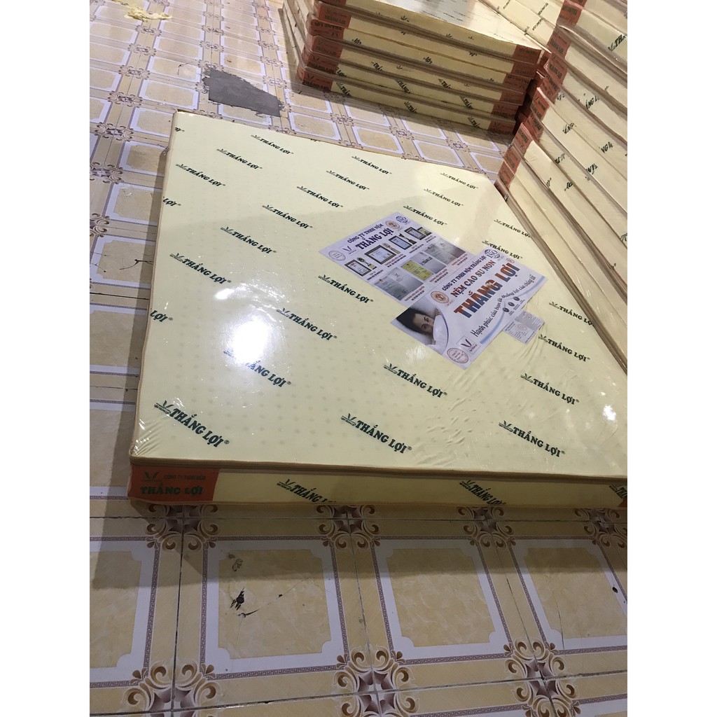 Nệm CAO SU NON THẮNG LỢI 15 phân chính hãng, bảo hành 15 năm, miễn phí giao hàng