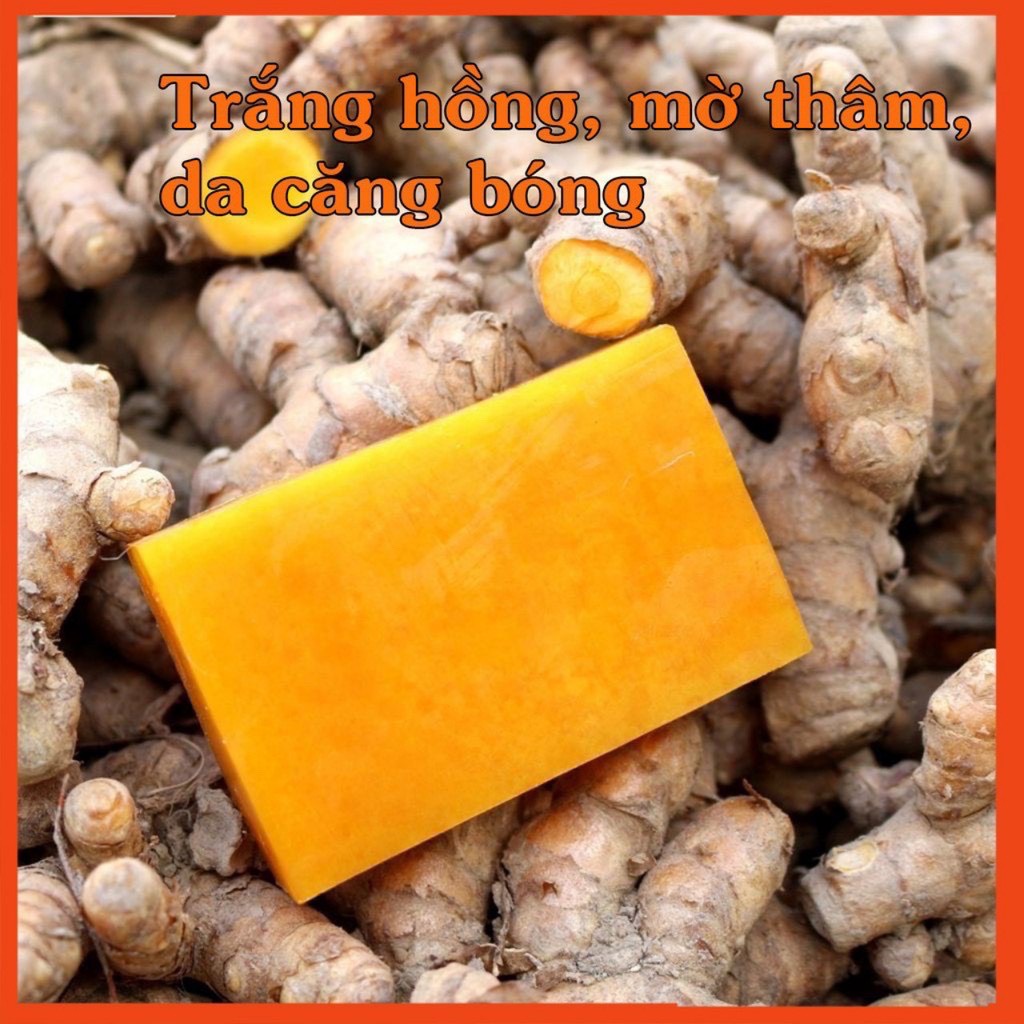 Xà bông nghệ Mộc Nhan 100gram