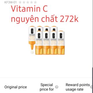 TINH CHẤT VITAMIN C NGUYÊN CHẤT CLINIQUE