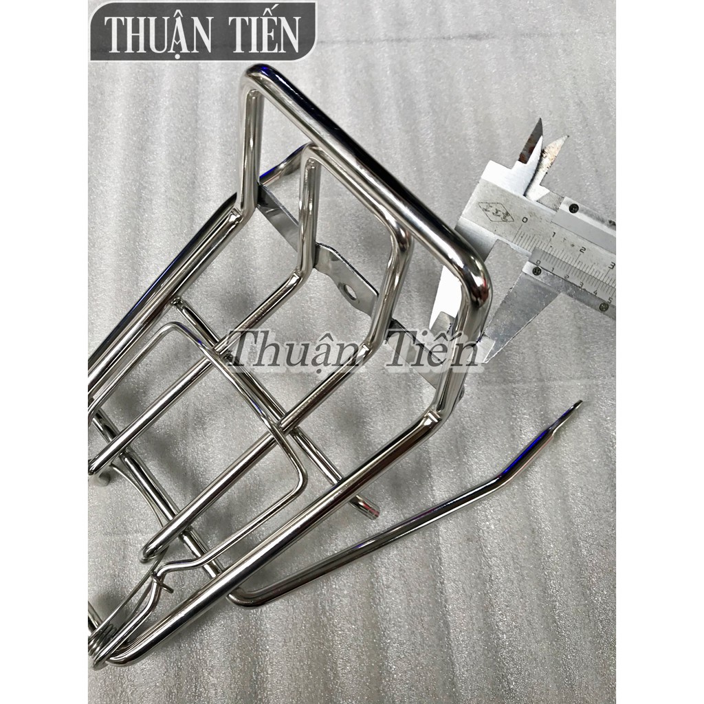 BAGA MŨI DREAM INOX 304 KHÔNG HÍCH 10 LY ĐỦ VÀ 8LY ĐỦ, SÁNG BÓNG, SANG TRỌNG, CỨNG CÁP