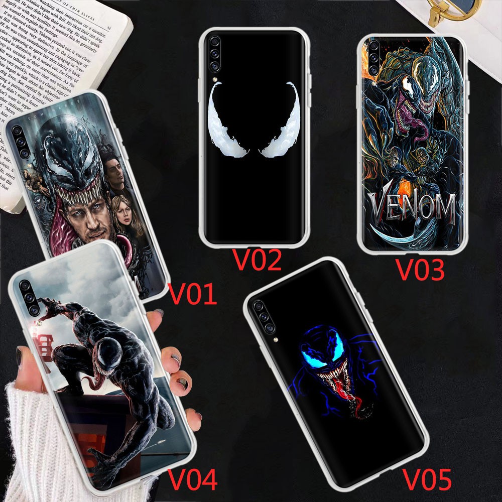 Ốp Lưng Mềm Trong Suốt Hình Venom Marvel Cho Samsung Galaxy M31 M51 M40S M10 M11 M20 M21 M30 M30S