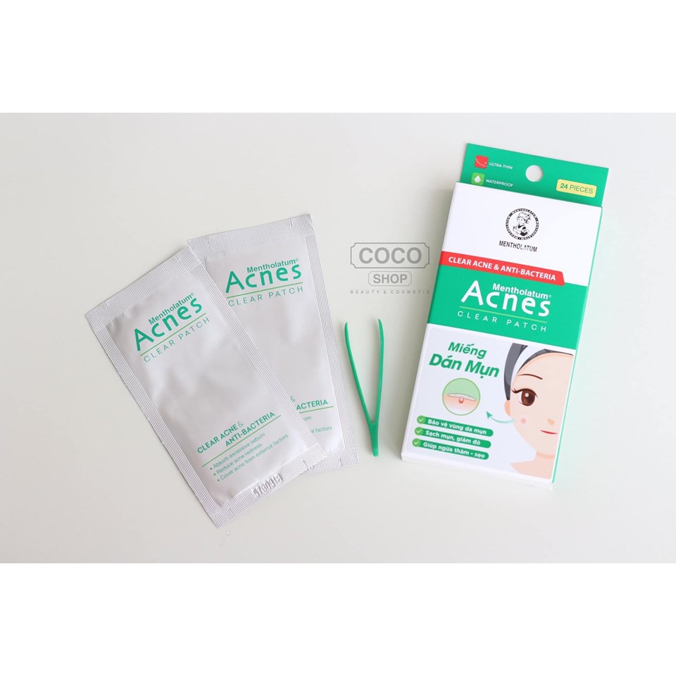 [Công Ty,Tem Phụ] Miếng dán mụn Acnes Clear Patch - [COCOLUX]