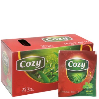 Trà túi lọc Đào Cozy 50g (25 túi x 2g)