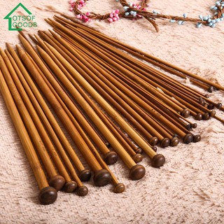 Set 36 kim đan len bằng tre với 18 kích thước đa năng dễ sử dụng