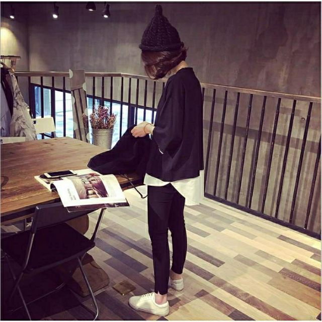 ÁO THUN TAY LỬNG GIẢ 2 LỚP PHONG CÁCH HÀN QUỐC | BigBuy360 - bigbuy360.vn