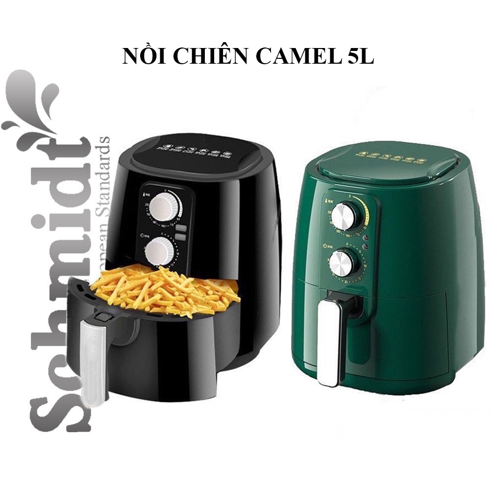 Nồi Chiên Không Dầu Camel 5l Schmidt Công Suất 1350W Tiện Lợi, Dễ Sử Dụng Bảo Hành Chính Hãng 12 Tháng