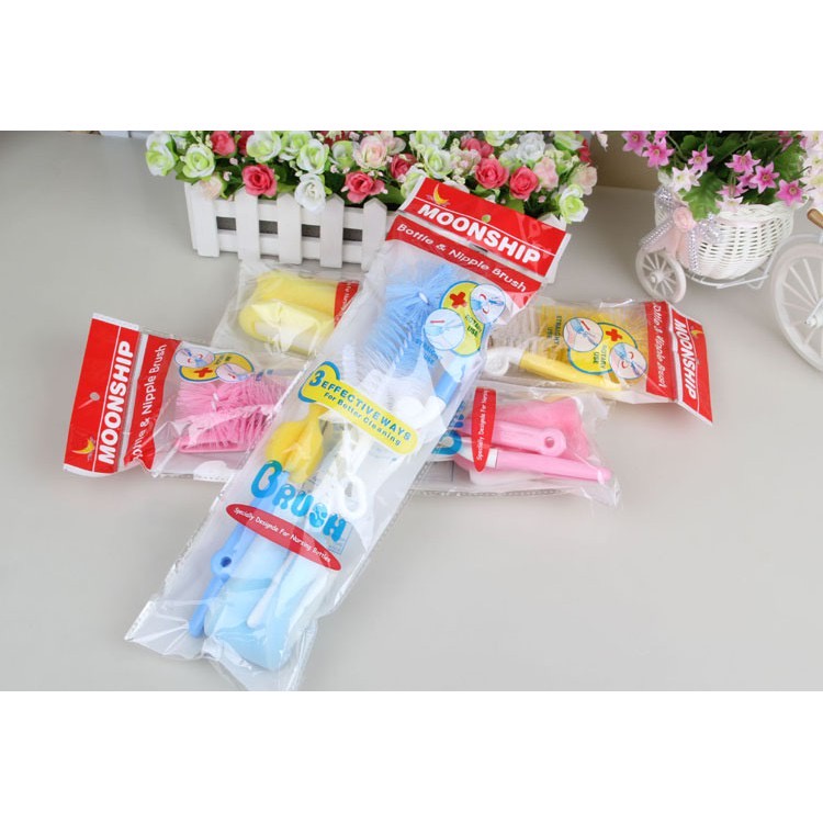 Bộ cọ rửa bình 4 chi tiết