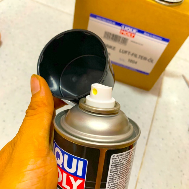 Dầu Tẩm Lọc Gió Xe Máy - Xe Hơi  Liqui Moly Motorbike Foam Filter Oil (Spray) 400ML - 1604 Made in Germany