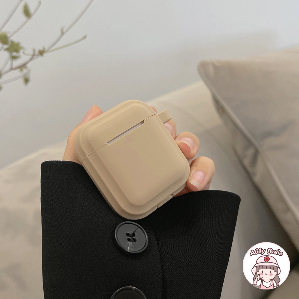 Vỏ Bảo Vệ Hộp Sạc Tai nghe không dây Earphone 1/2/pro Bằng TPU Mềm Họa Tiết Cà Phê Phong Cách Retro