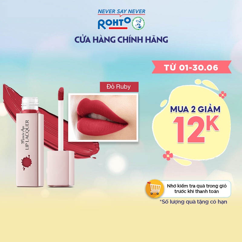 Son kem lì Miracle Apo Lip Lacquer Matte 3ml (bao bì mới)