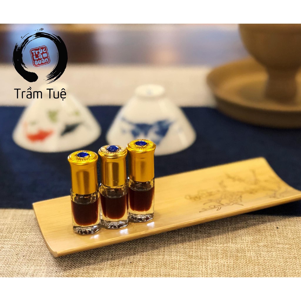 Tinh dầu trầm hương nguyên chất⚡️THƠM LÂU⚡️Tinh dầu trầm cao cấp, lưu hương lâu thay nước hoa, mùi mộc, ngọt dịu | Thế Giới Skin Care