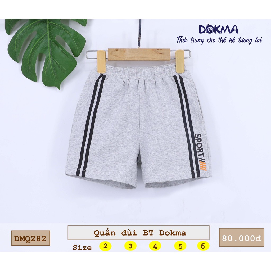 [FREESHIP] Quần cộc cotton 2-6 tuổi cho bé trai Dokma Voi.kids DMQ282 TR