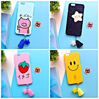 [ Về lại case ngôi sao và dâu Ip6 + 6plus ] Case/ốp hoạt hình điện thoại Iphone