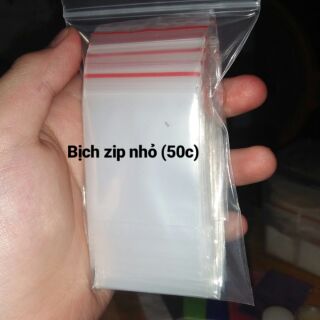 Bịch zip nhỏ đựng nguyên liệu làm slime hoặc charm
