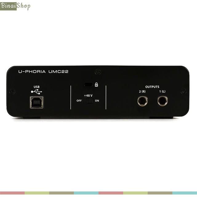 [Mã ELHACE giảm 4% đơn 300K] Sound card thu âm 48v Behringer Uphoria UMC22