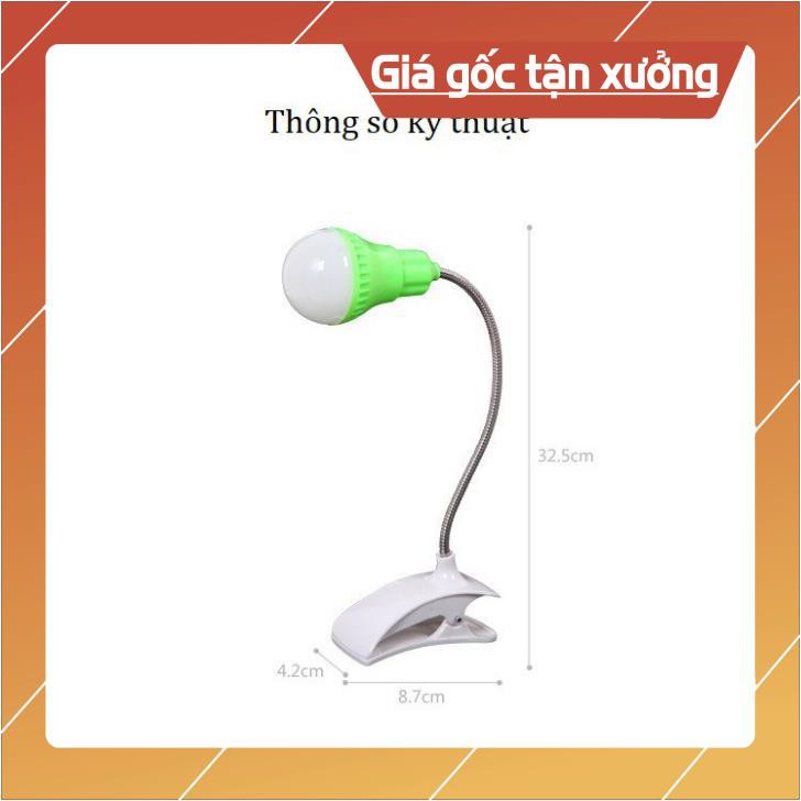 Đèn Ngủ 💗FREESHIP💗Đèn Led Kẹp Bàn Mini Tiết Kiệm Điện Cắm USB W00757 Đọc Sách Báo, Dây 1m2 - VIDEO THỰC TẾ