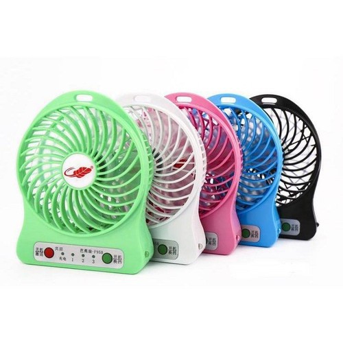 [Mã ELHA22 giảm 5% đơn 300K] Quạt tích điện mini fan usb 3 chế độ cực mát