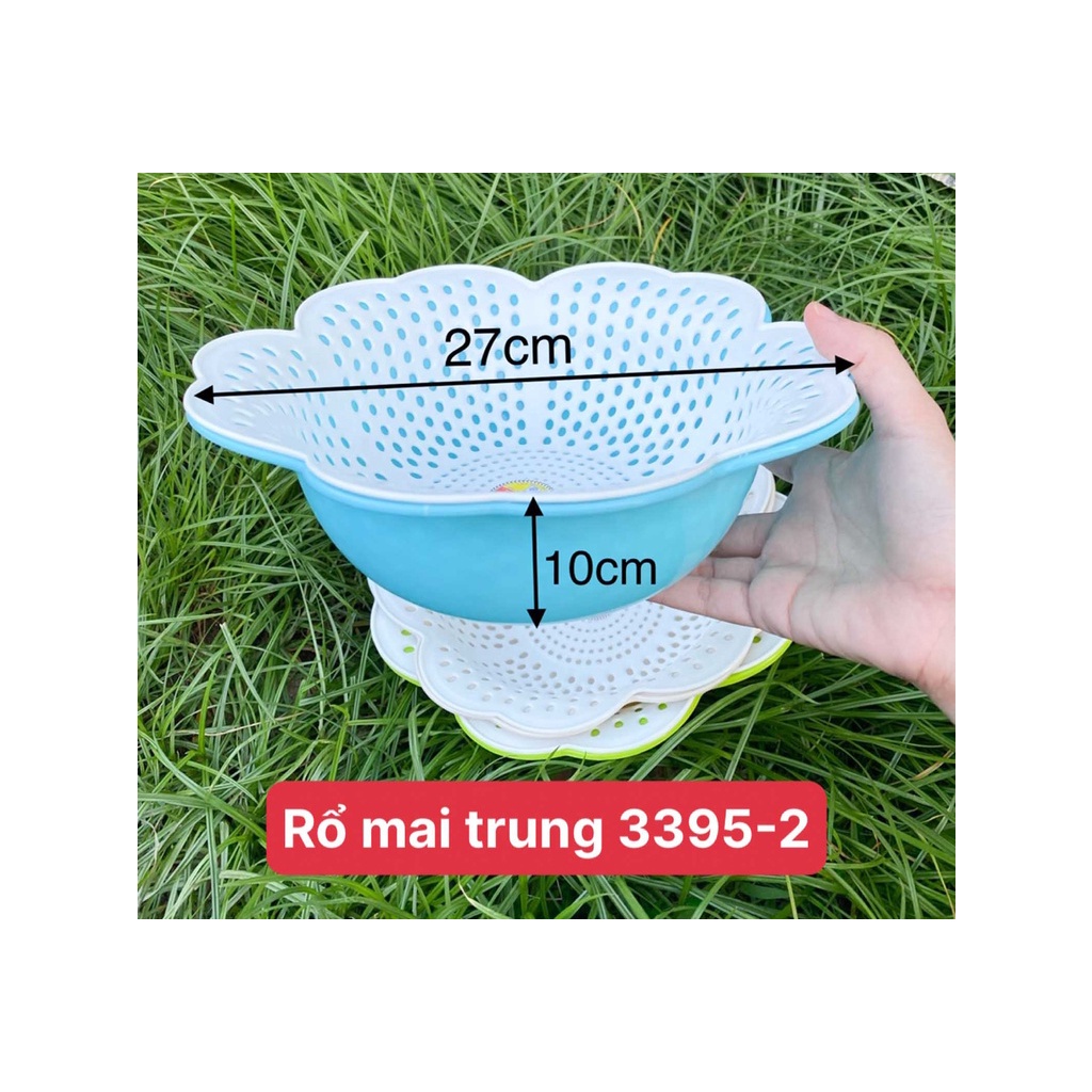 Rổ 5 Cánh Hoa Để Bàn Ăn Xinh Xắn Nhựa Dày Chắc Chắn