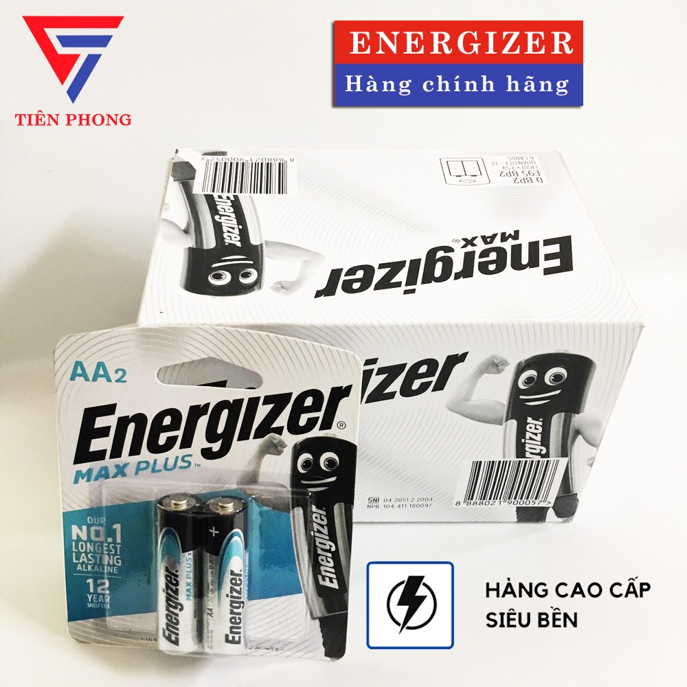 Pin tiểu AA Plus Energizer (LR6/ EP91/ BP2) chính hãng - Vỉ 2 viên