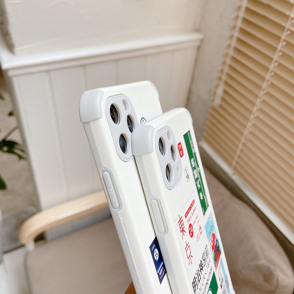 Ốp điện thoại mềm họa tiết tàu điện ngầm Tokyo dành cho iPhone 12 11 Pro Max X XR XS Max 6 6s Plus 7 8 Plus