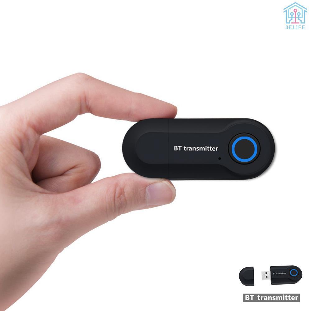 【E&V】Bluetooth Audio Transmitter Wireless Audio Adapter Stereo Music Stream Transmitter for TV DVD Player PC MP3