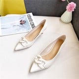 Giày Búp Bê WINDY Mũi Nhọn Xích Đôi Sang Chảnh BB-0188
