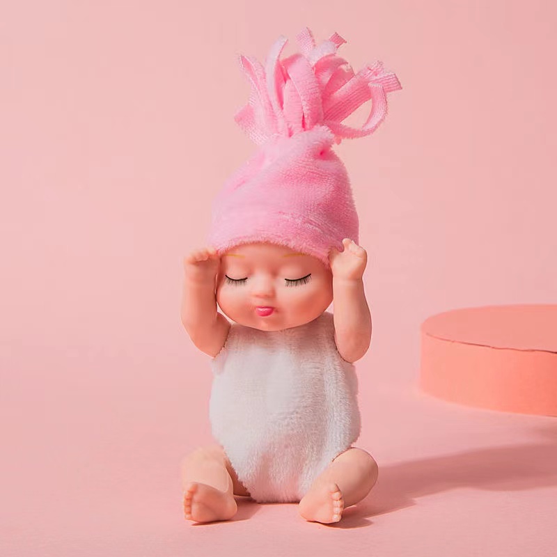 Búp Bê Em Bé Đang Ngủ Dễ Thương 11cm