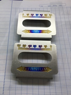 Bộ nẹp gấp titanium dòng xe sinoc-winner