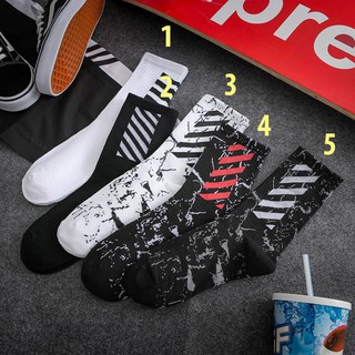 Tất OFF WHITE Size Gối Cao Cấp - Nam/Nữ