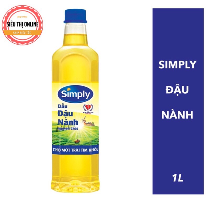 DẦU ĂN SIMPLY CHAI 1L