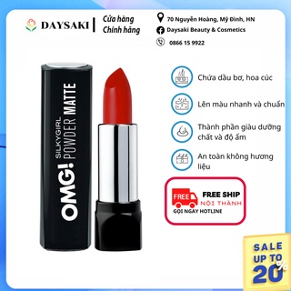 Son lì siêu mịn Silkygirl Omg Powder Matte Lipcolor 3,5g