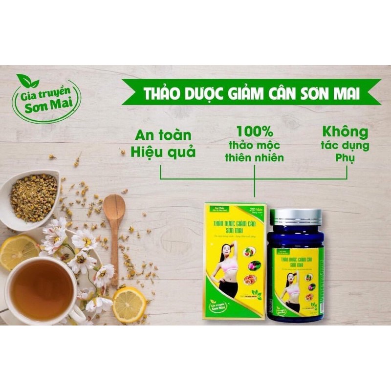 Thảo mộc giảm cân Sơn Mai lt 57 viên |CHÍNH HÃNG 100% | BigBuy360 - bigbuy360.vn