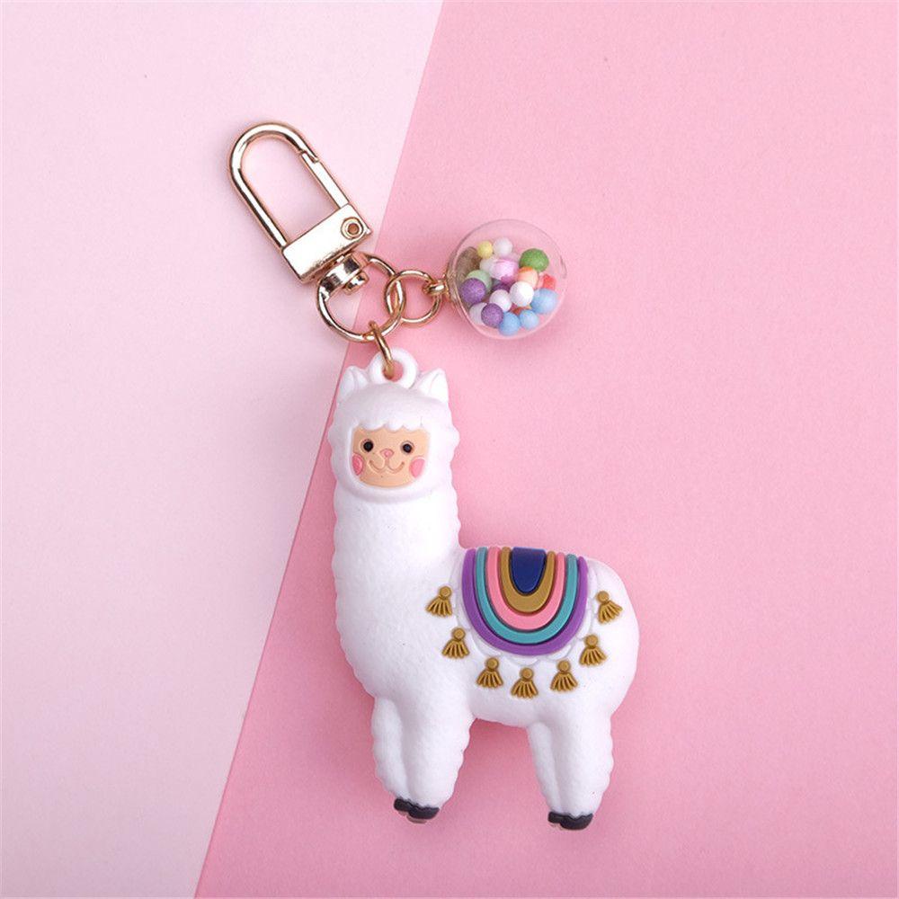 Móc Khóa Hình Lạc Đà Alpaca Hoạt Hình Đáng Yêu Dành Cho Nữ
